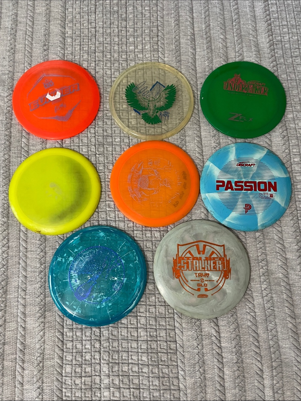 Assorted Disc Golf Set — Bright Multicolor (8 Discs)